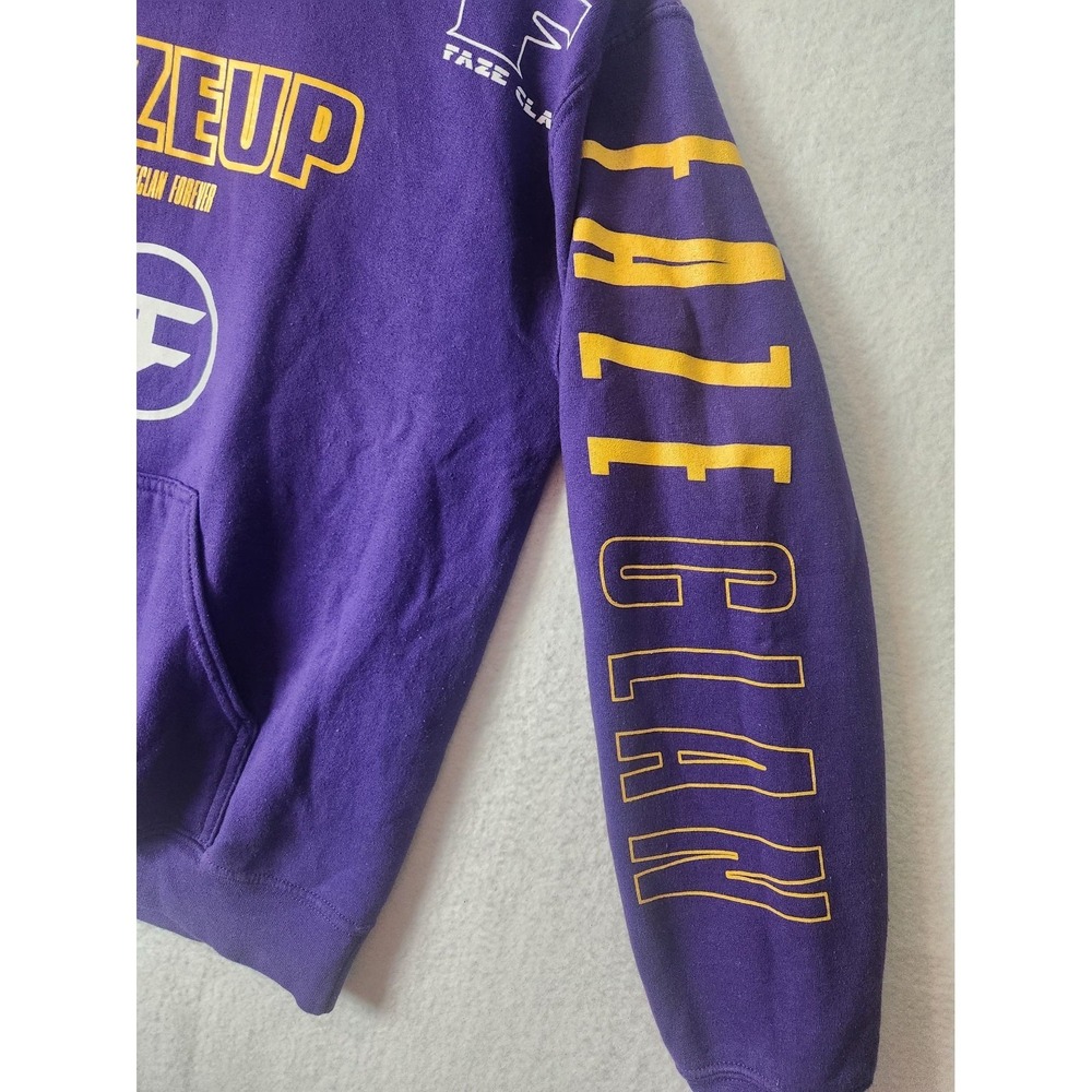 FaZe Clan Faze‎ Up Purple Hoodie Sweatshirt Size S - Picture 9 of 14